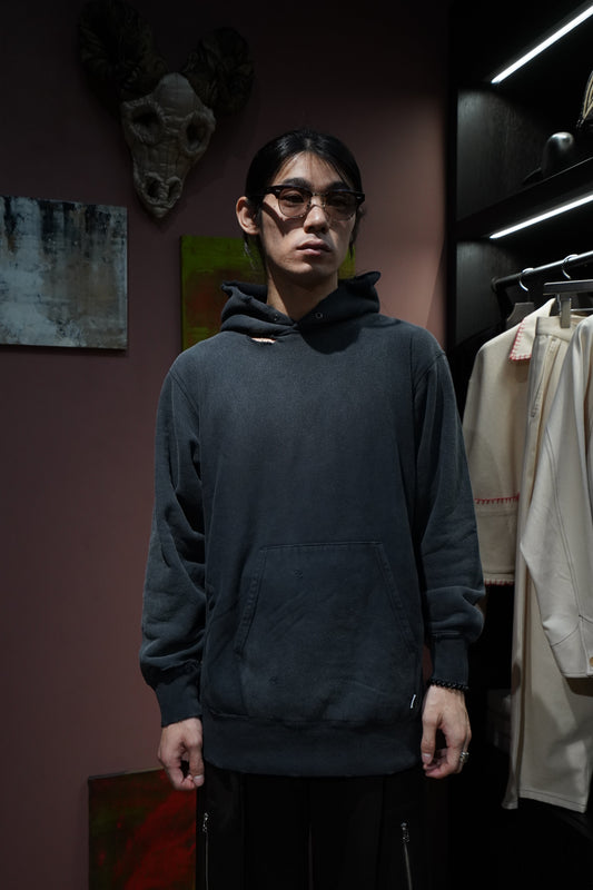 SUGARHILL AGED HOODIE (ASH BLACK)