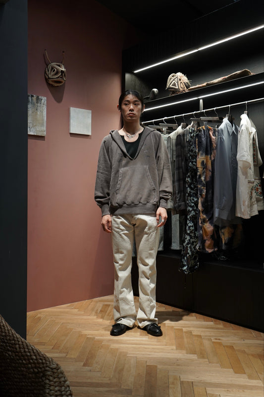 SUGARHILL RIPPED HOODIE (DARK PURPLE)